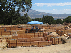 Framing Single Family Residence and Guesthouse, Danville, California