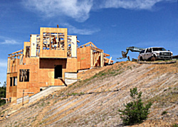 Framing Single Family Residence, Lafayette, California