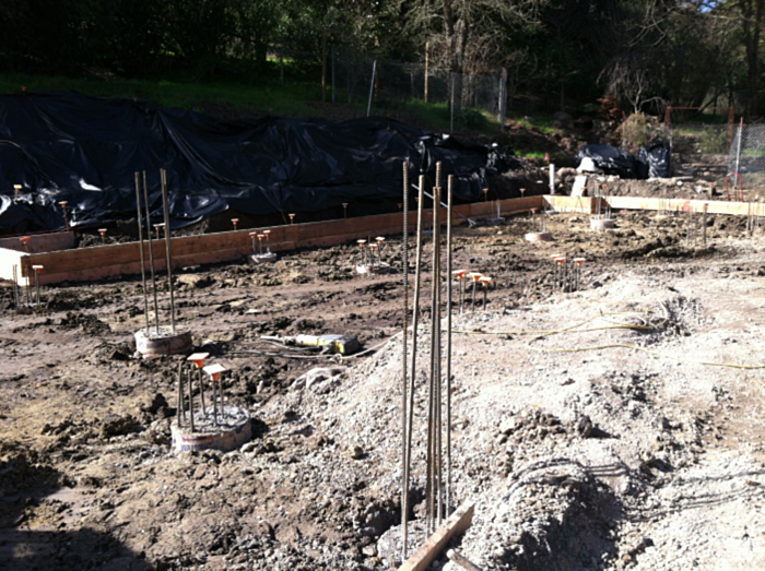 Foundation & Framing, 4,265 sq. ft. single family residence, Lafayette, Contra Costa County, California