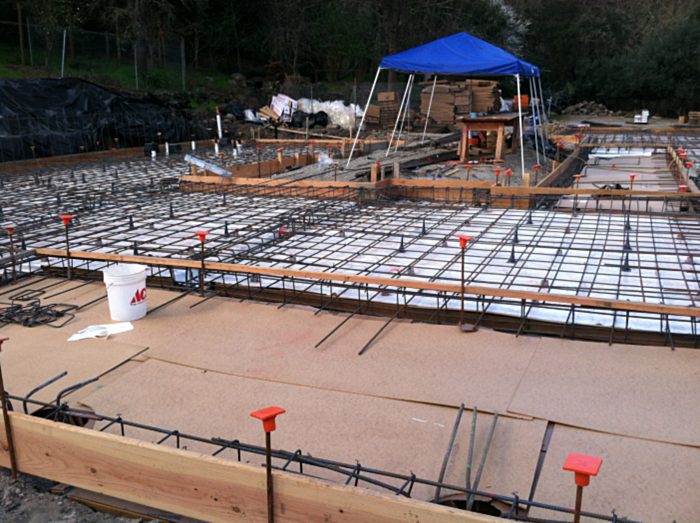 Foundation & Framing, 4,265 sq. ft. single family residence, Lafayette, Contra Costa County, California