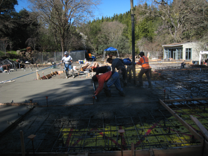 Foundation & Framing, 4,265 sq. ft. single family residence, Lafayette, Contra Costa County, California