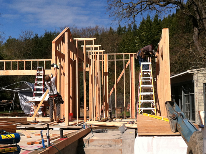 Foundation & Framing, 4,265 sq. ft. single family residence, Lafayette, Contra Costa County, California