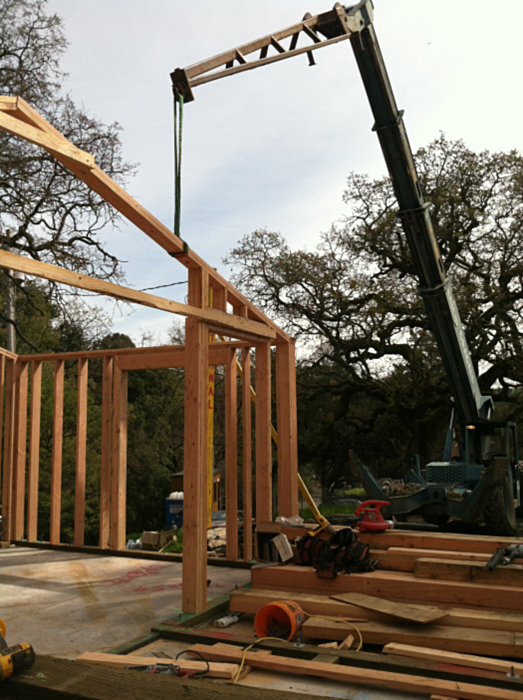 Foundation & Framing, 4,265 sq. ft. single family residence, Lafayette, Contra Costa County, California