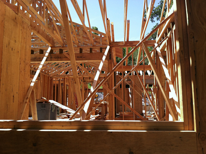 Foundation & Framing, 4,265 sq. ft. single family residence, Lafayette, Contra Costa County, California