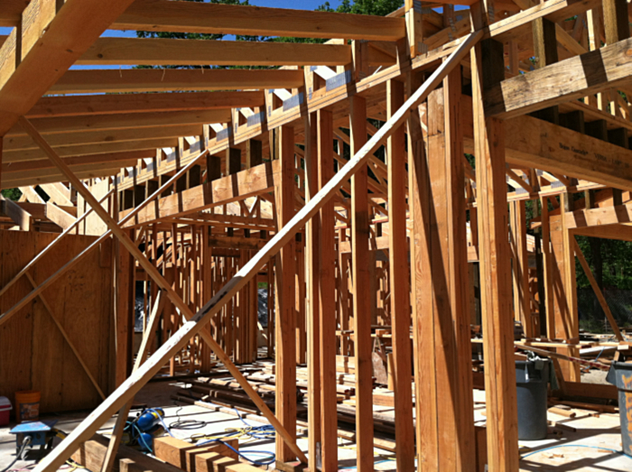 Foundation & Framing, 4,265 sq. ft. single family residence, Lafayette, Contra Costa County, California