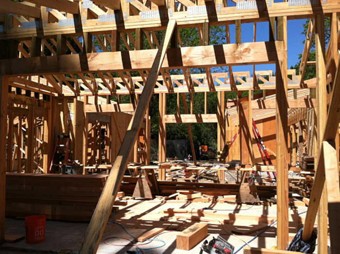 Foundation & Framing, 4,265 sq. ft. single family residence, Lafayette, Contra Costa County, California