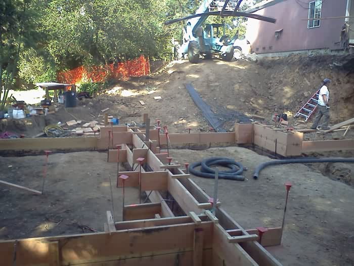 Guest House, 5-Car Garage and Game Room built using Vitruvian's Green Building System, Oakland, California