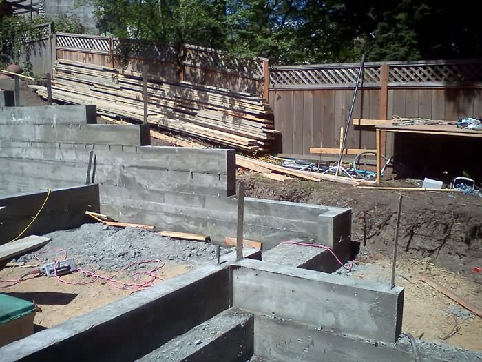 Guest House, 5-Car Garage and Game Room built using Vitruvian's Green Building System, Oakland, California