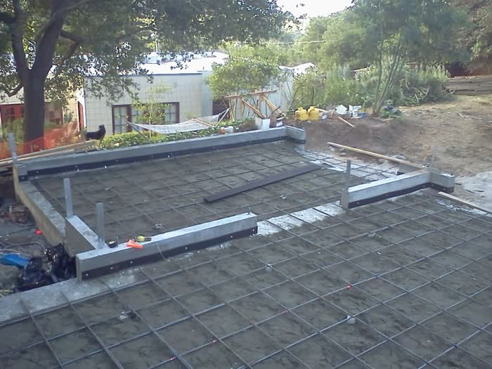 Guest House, 5-Car Garage and Game Room built using Vitruvian's Green Building System, Oakland, California