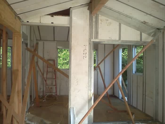 Guest House, 5-Car Garage and Game Room built using Vitruvian's Green Building System, Oakland, California