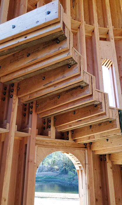 Framing of Single Family Residence, Pope Valley, Napa County, California