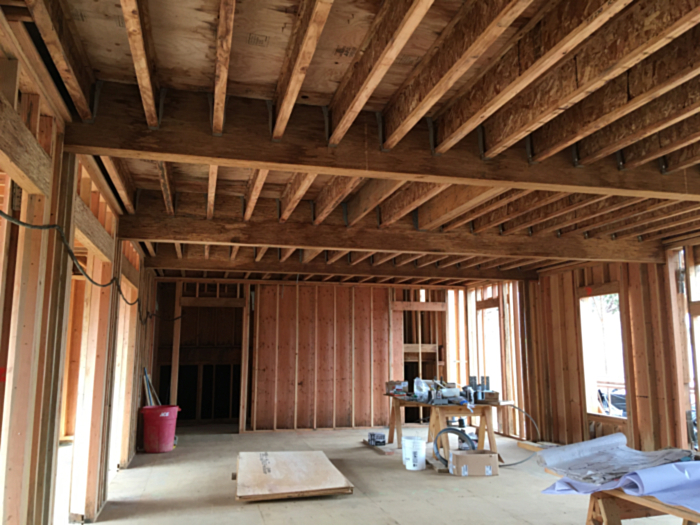 Framing of Single Family Residence, Pope Valley, Napa County, California