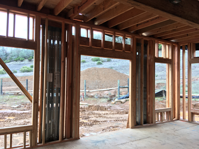 Framing of Single Family Residence, Pope Valley, Napa County, California