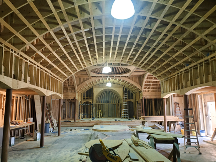 Framing, Addition & Renovation, St. Timothy Orthodox Christian Church, Fairfield, Solano County, California