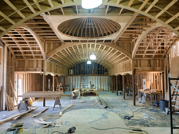 Framing, Addition & Renovation, St. Timothy Orthodox Christian Church, Fairfield, Solano County, California