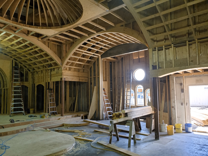 Framing, Addition & Renovation, St. Timothy Orthodox Christian Church, Fairfield, Solano County, California