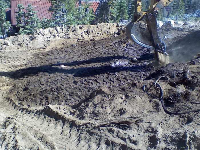 Foundation, Slopeside Home, Sugar Bowl Ski Resort, Norden, California