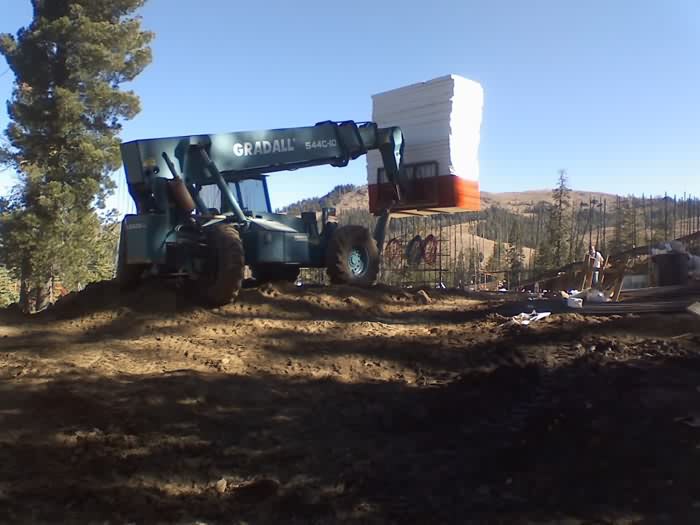 Foundation, Slopeside Home, Sugar Bowl Ski Resort, Norden, California