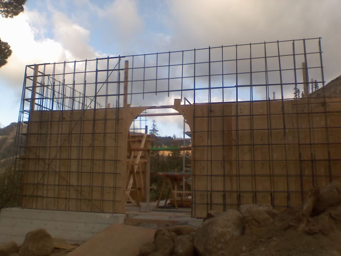 Foundation, Slopeside Home, Sugar Bowl Ski Resort, Norden, California