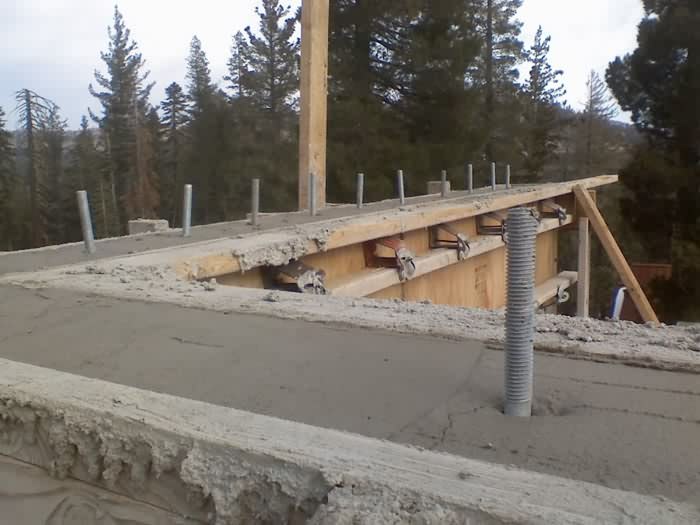 Foundation, Slopeside Home, Sugar Bowl Ski Resort, Norden, California